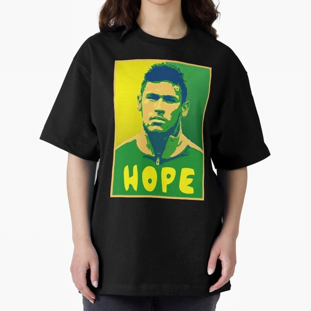 Neymar Hope Classic T-Shirt Carry the Dream of FIFA World Cup 2026 Spirit, Capturing England, Messi and Cristiano Ronaldo, Fan Favorite Moments, National Team Passion, Big Match Drama and Soccer History; Great for Watch Parties, Sports Bars, Family