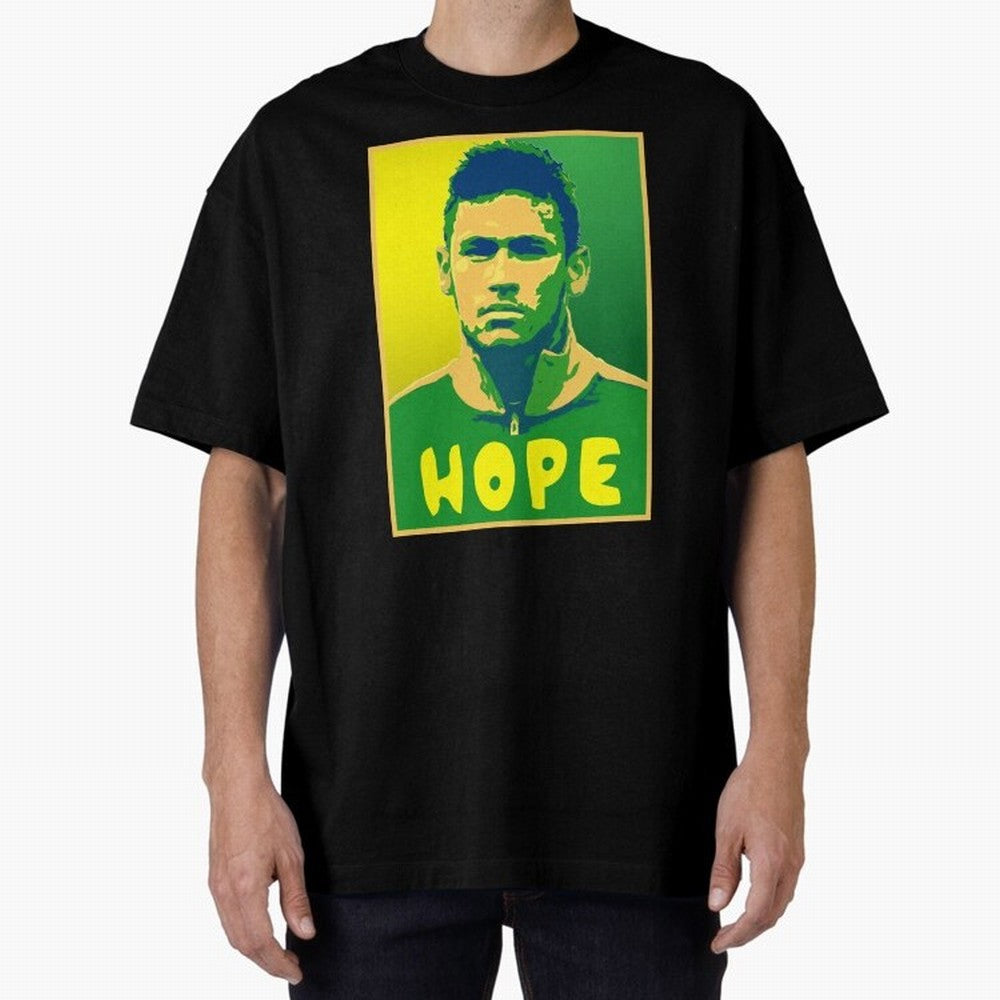 Neymar Hope Classic T-Shirt Carry the Dream of FIFA World Cup 2026 Spirit, Capturing England, Messi and Cristiano Ronaldo, Fan Favorite Moments, National Team Passion, Big Match Drama and Soccer History; Great for Watch Parties, Sports Bars, Family