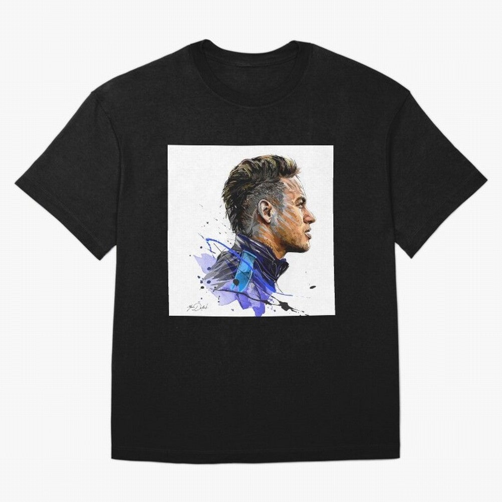 Neymar Design Oversized T-Shirt Honor the Beautiful Game during the FIFA World Cup 2026 USA Canada Mexico Journey through Messi, Neymar and Mbappe Highlights, Argentina Pride, Classic Soccer Heritage, Championship Pressure, Fan Loyalty and