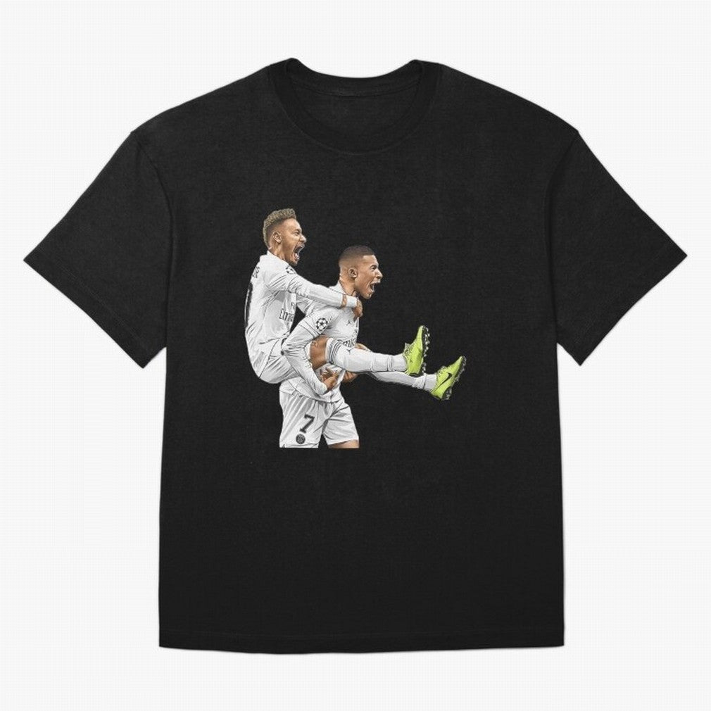 Illustration Neymar Classic T-Shirt Show Up for the Glory of the FIFA World Cup 2026 Group Stage Journey through Haaland and Mbappe Highlights, Argentina, France and Brazil Pride, Supporter Pride, Iconic Celebrations, Legendary Names and Global