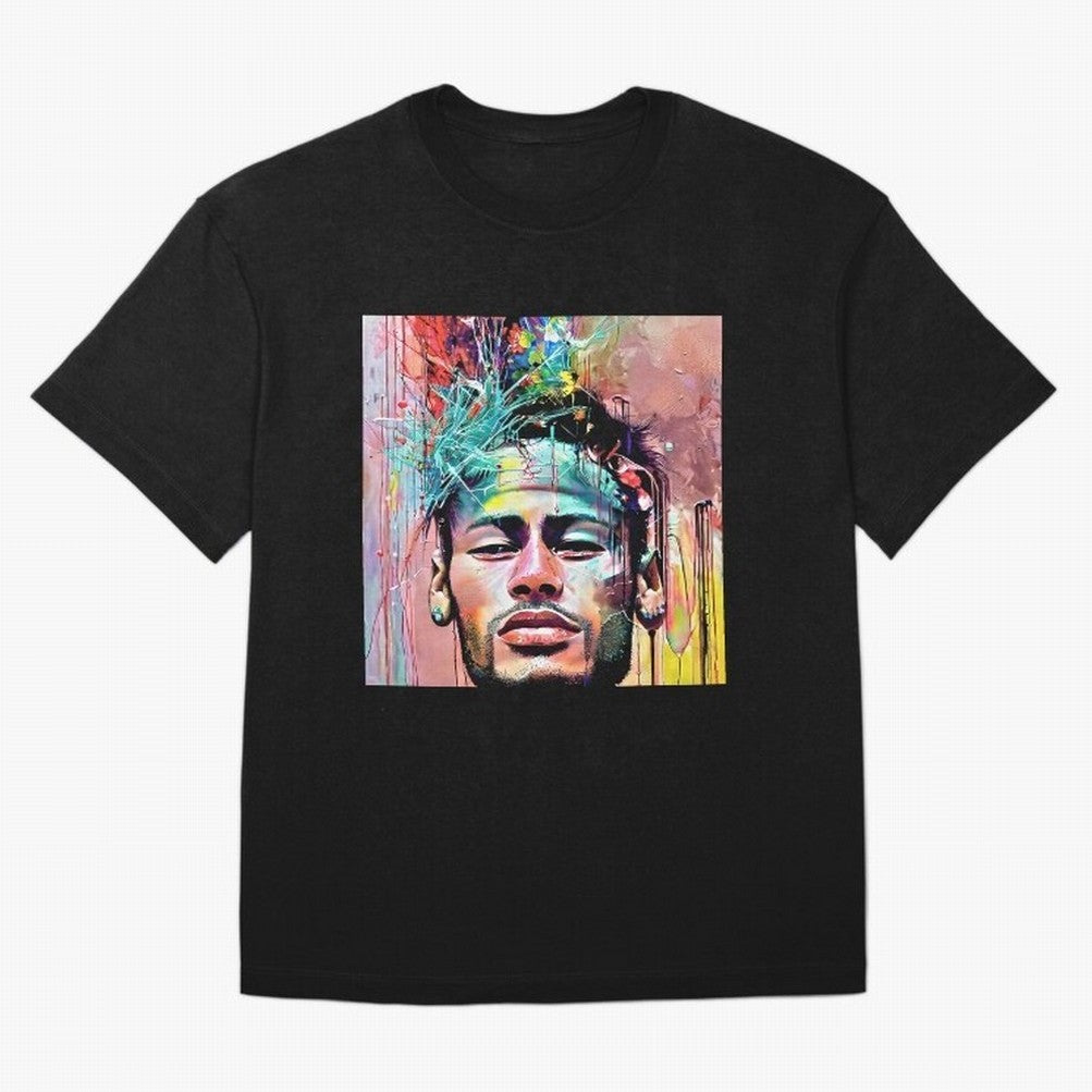 Colorful Neymar Oversized T-Shirt Make Your Look Match FIFA World Cup 2026 Group Stage Spirit, Celebrating Portugal, Messi, Goal Celebration Energy, Supporter Heritage, Football Icons and Worldwide Tournament Joy; Built for Supporters Chasing
