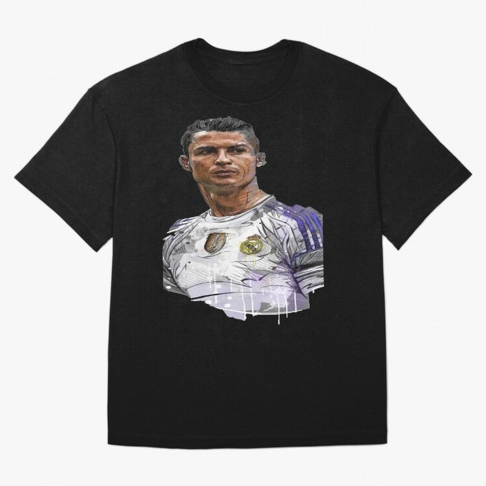 Cristiano Ronaldo Classic T-Shirt Live the Energy of Global Football Passion for FIFA World Cup 2026 Group Stage, Celebrating Messi, Neymar and Mbappe, Brazil, Portugal and Argentina, Football Festival Excitement, Trophy Ambitions, Country