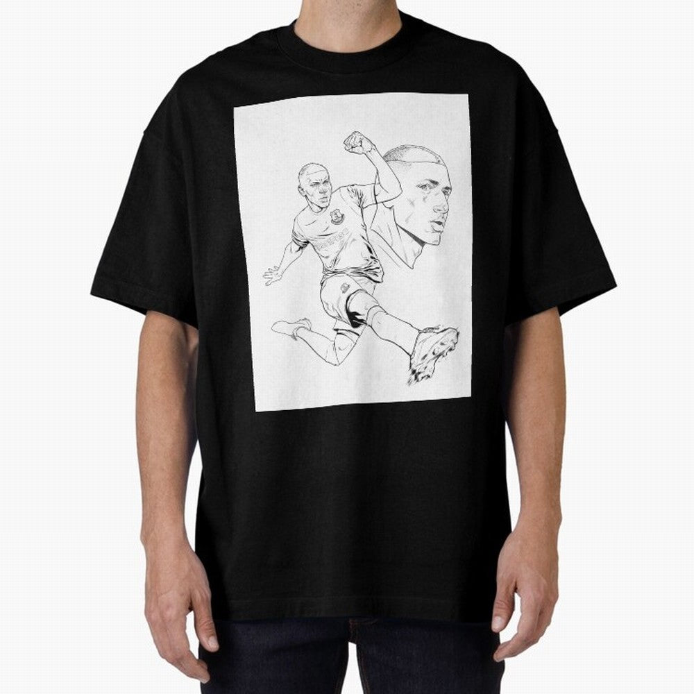 richarlison Oversized T-Shirt Bring a Champion Mindset to FIFA World Cup 2026 Inspired by CR7, England, France and Netherlands Energy, Classic Soccer Heritage, Championship Pressure, Fan Loyalty and International Pride; Great for Watch Parties,