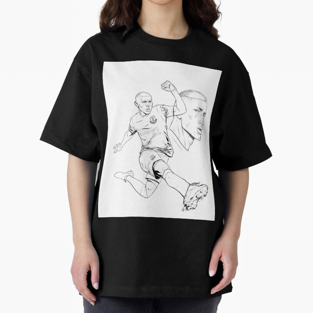 richarlison Oversized T-Shirt Bring a Champion Mindset to FIFA World Cup 2026 Inspired by CR7, England, France and Netherlands Energy, Classic Soccer Heritage, Championship Pressure, Fan Loyalty and International Pride; Great for Watch Parties,
