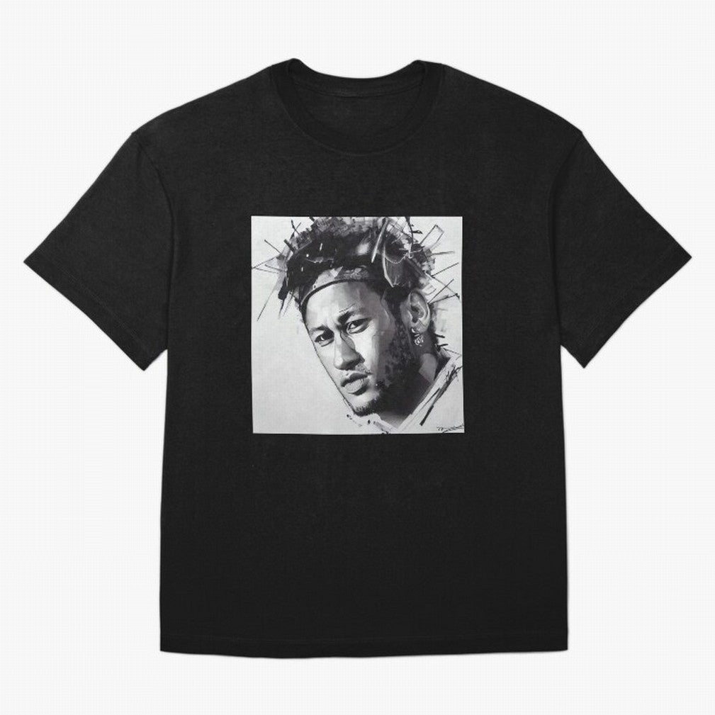 black and white Neymar Classic T-Shirt Share the Excitement of Match Day Hype around FIFA World Cup 2026 USA Canada Mexico, Messi, Neymar and Mbappe, Spain and Netherlands, Sports Nostalgia, International Competition, Famous Players and