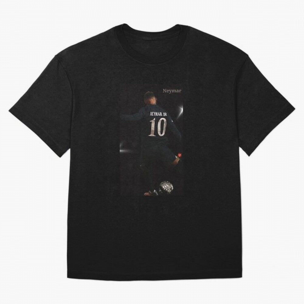 Neymar black version Oversized T-Shirt Celebrate Classic Football Spirit in FIFA World Cup 2026 Built around Cristiano Ronaldo, Argentina and Brazil Energy, Vintage Soccer Flavor, Modern Football Stars, National Flags and Final Night Emotion; Great