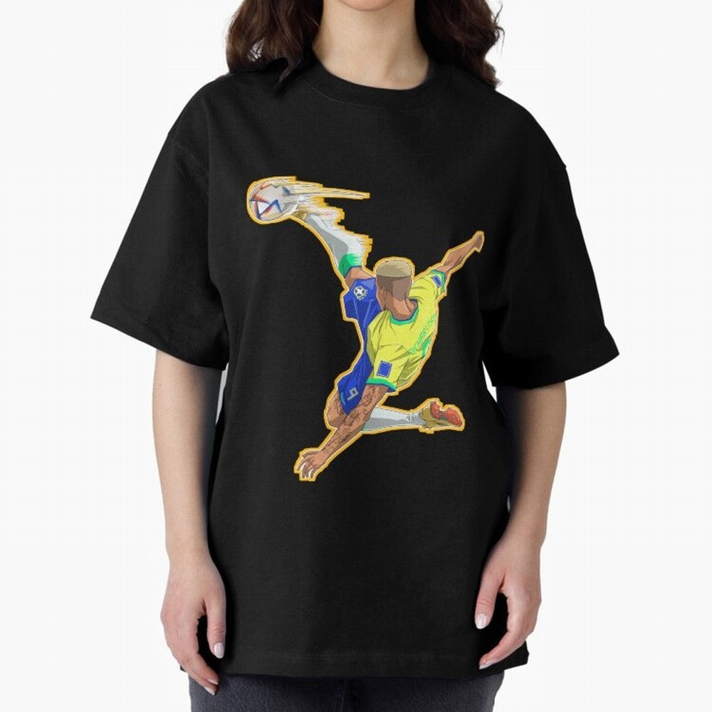Richarlison Anime Goal Essential T-Shirt Honor FIFA World Cup 2026 USA Canada Mexico Driven by Neymar, Portugal Energy, Goal Celebration Energy, Supporter Heritage, Football Icons and Worldwide Tournament Joy; Ideal for Football Dads, Football