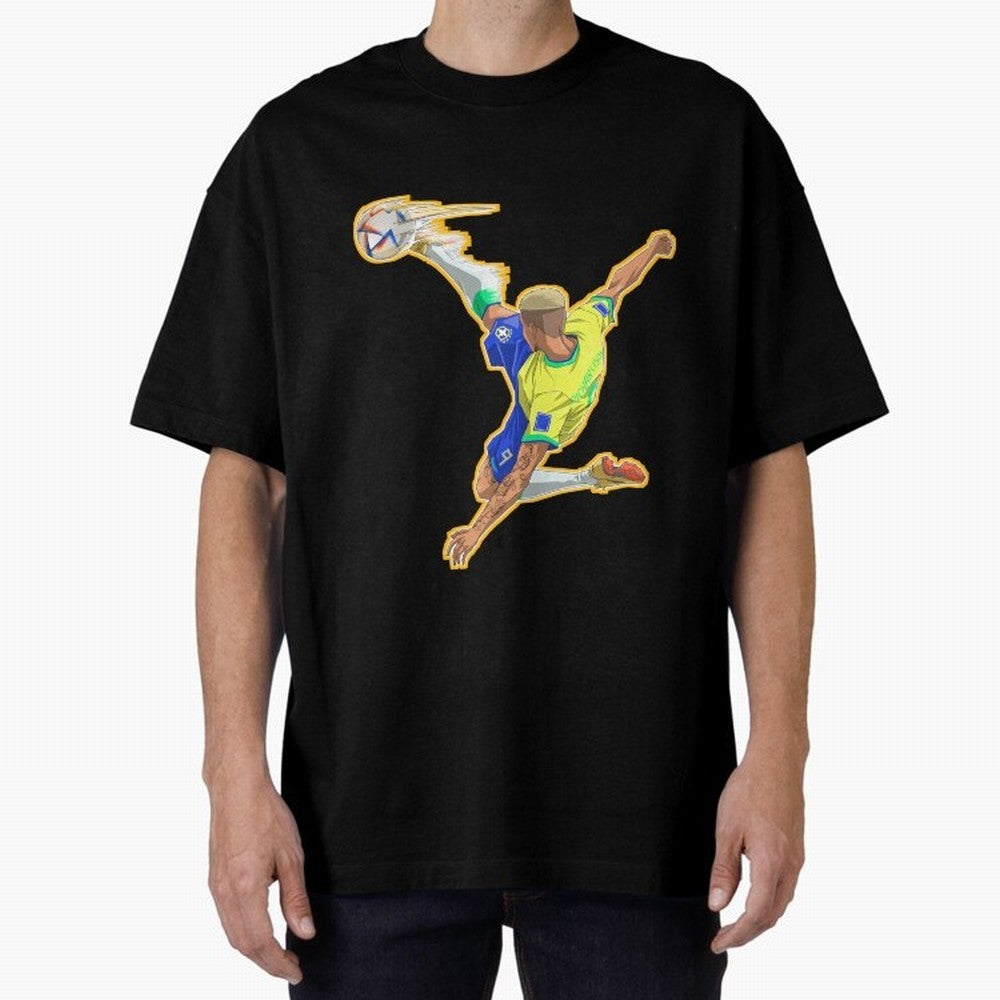 Richarlison Anime Goal Essential T-Shirt Honor FIFA World Cup 2026 USA Canada Mexico Driven by Neymar, Portugal Energy, Goal Celebration Energy, Supporter Heritage, Football Icons and Worldwide Tournament Joy; Ideal for Football Dads, Football