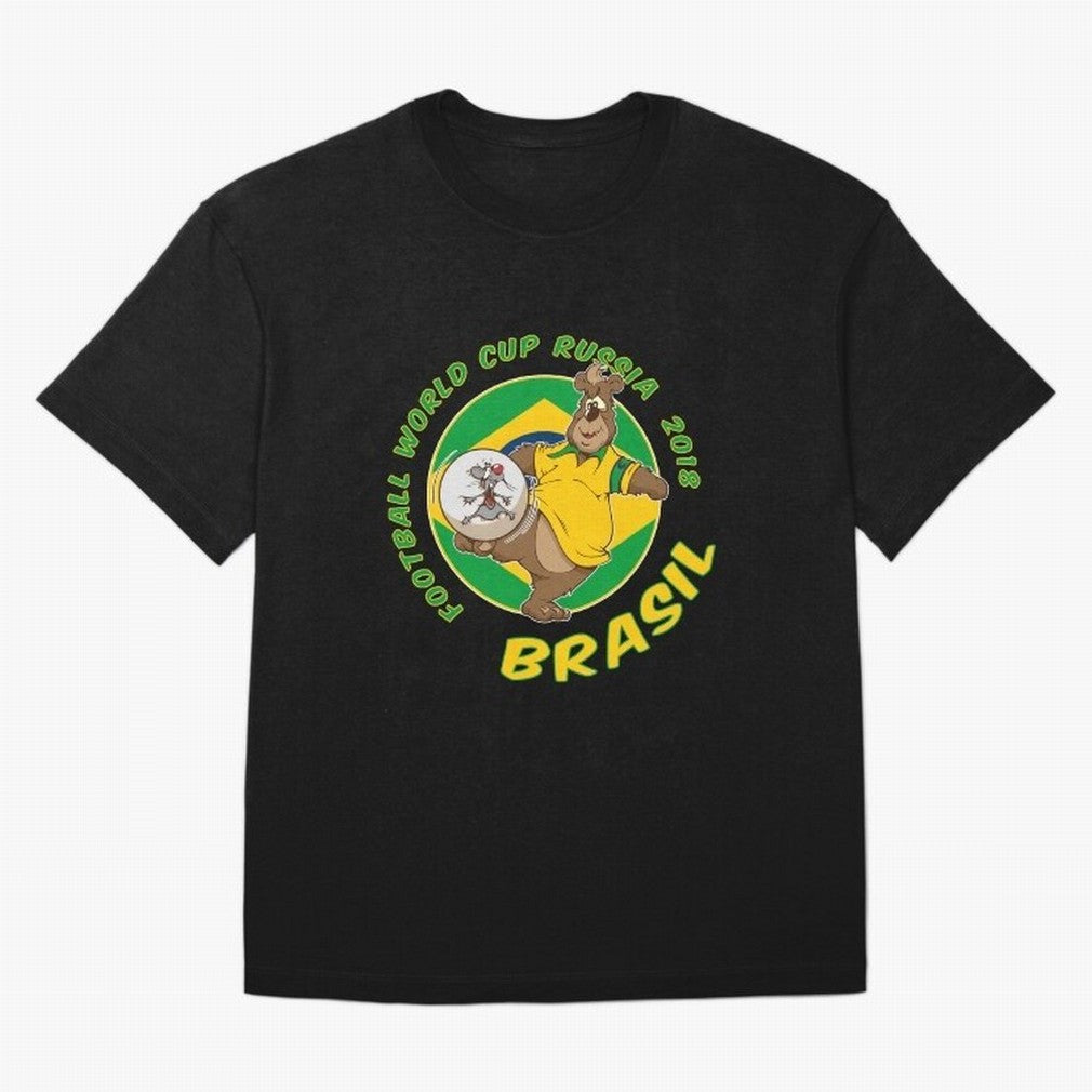 Football Russia 2018 World Cup Brazil T shirts and Merchandise Oversized T-Shirt Bring FIFA World Cup 2026 USA Canada Mexico for Fans of CR7 and Messi and Argentina, Bringing Championship Spirit, Famous Goals, Roaring Crowds and International