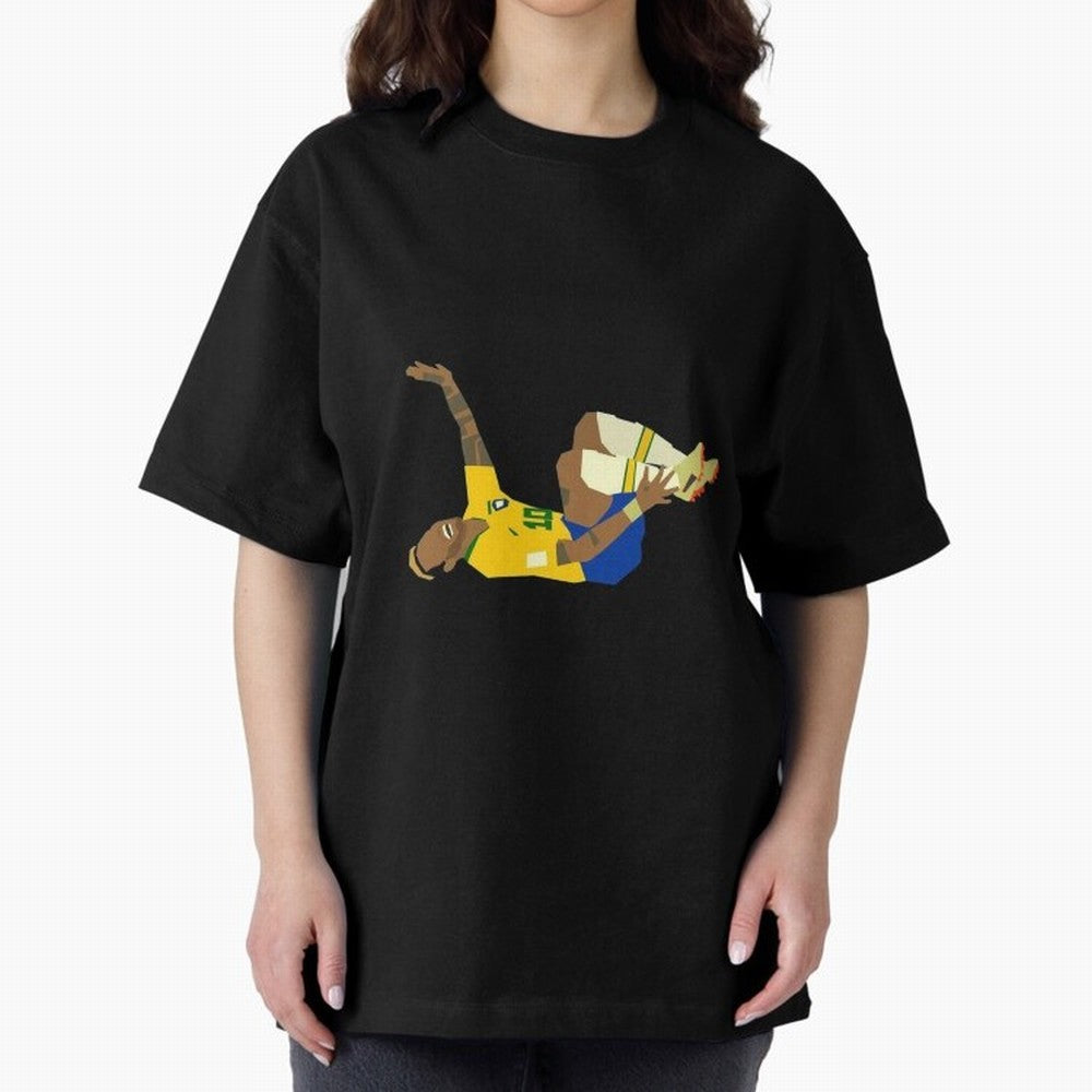 Falling Brazilian Player Classic T-Shirt Fuel FIFA World Cup 2026 Spirit, with Netherlands, Haaland and Mbappe, Supporter Pride, Iconic Celebrations, Legendary Names and Global Match Day Energy; Ideal for Football Dads, Football Moms, Friends,