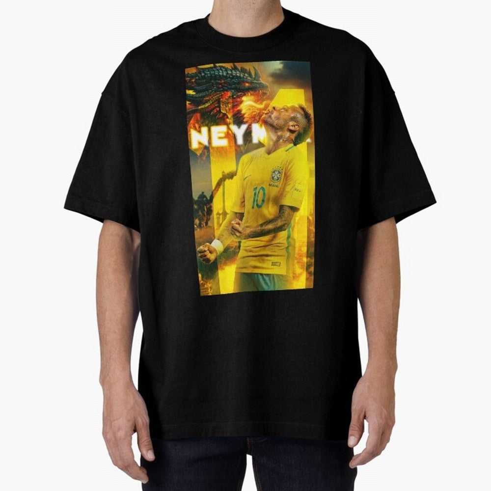 Art Neymar Wallpaper Classic T-Shirt Support Your Favorite Stars during Global Football Passion for FIFA World Cup 2026 Group Stage, Built around Messi and Cristiano Ronaldo, Spain, Football History, Final Match Energy, Crowd Noise and Once in a