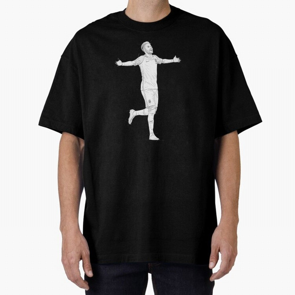 Neymar Joga Bonito Oversized T-Shirt Bring Supporter Culture to Global Football Passion for FIFA World Cup 2026, Celebrating Messi, Neymar and Mbappe, Portugal, Spain and Germany, Football Passion, Legendary Performances, Festival Vibes and