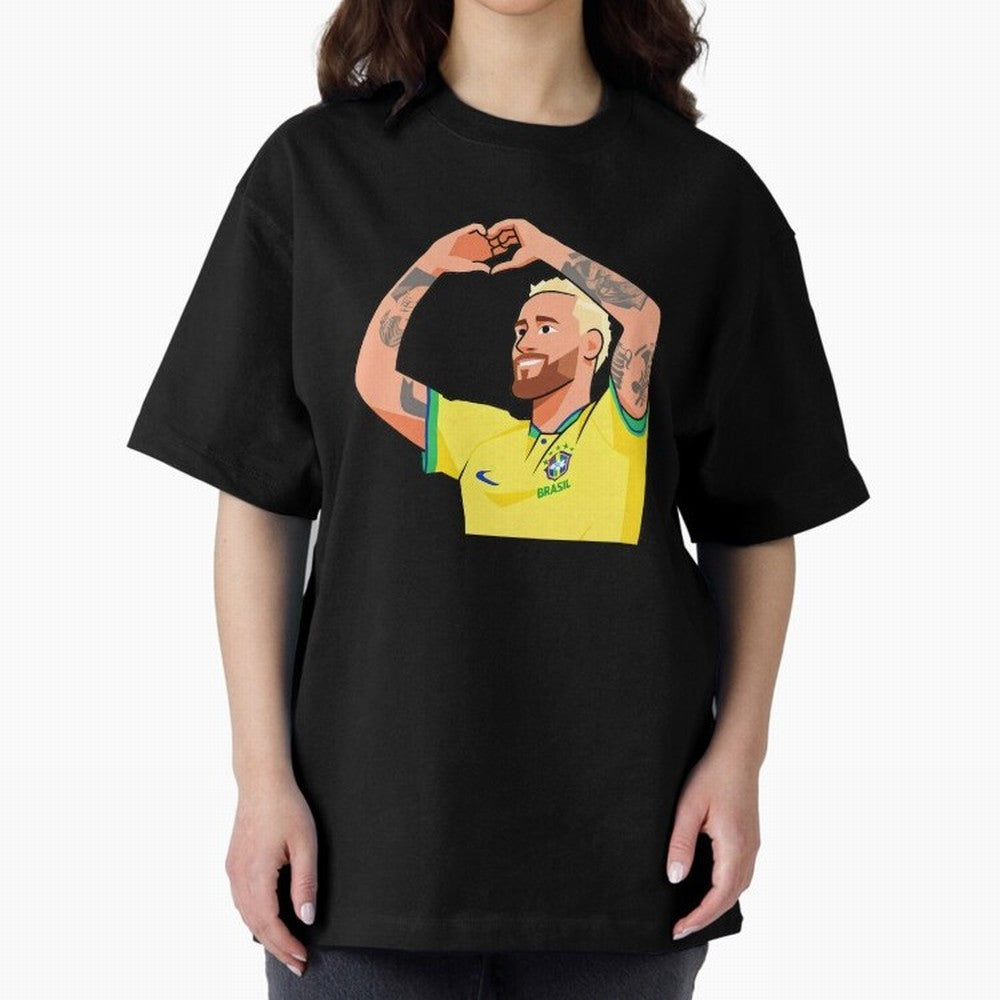 World Cup Neymar Oversized T-Shirt Celebrate the Next Chapter of the FIFA World Cup 2026 Journey through Messi, Neymar and Mbappe Highlights, Argentina and Brazil Pride, Tournament Hype, Historic Matchups, Family Viewing Parties and Global Sports