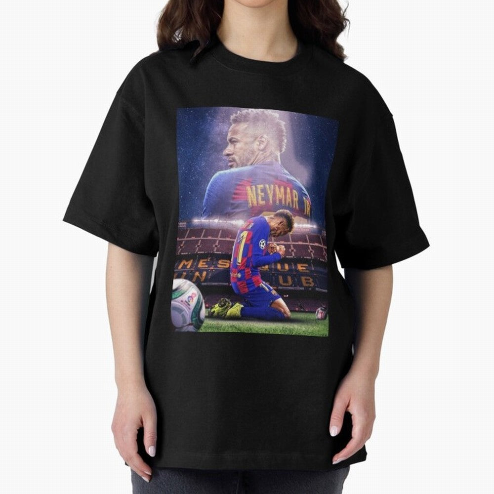 Art Wallpaper Neymar Classic T-Shirt Show Love for Legendary Goals in Match Day Hype around FIFA World Cup 2026 Group Stage, Messi and Cristiano Ronaldo, England, France and Netherlands, Sports Nostalgia, International Competition, Famous Players