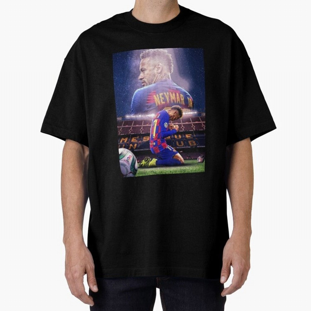 Art Wallpaper Neymar Classic T-Shirt Show Love for Legendary Goals in Match Day Hype around FIFA World Cup 2026 Group Stage, Messi and Cristiano Ronaldo, England, France and Netherlands, Sports Nostalgia, International Competition, Famous Players