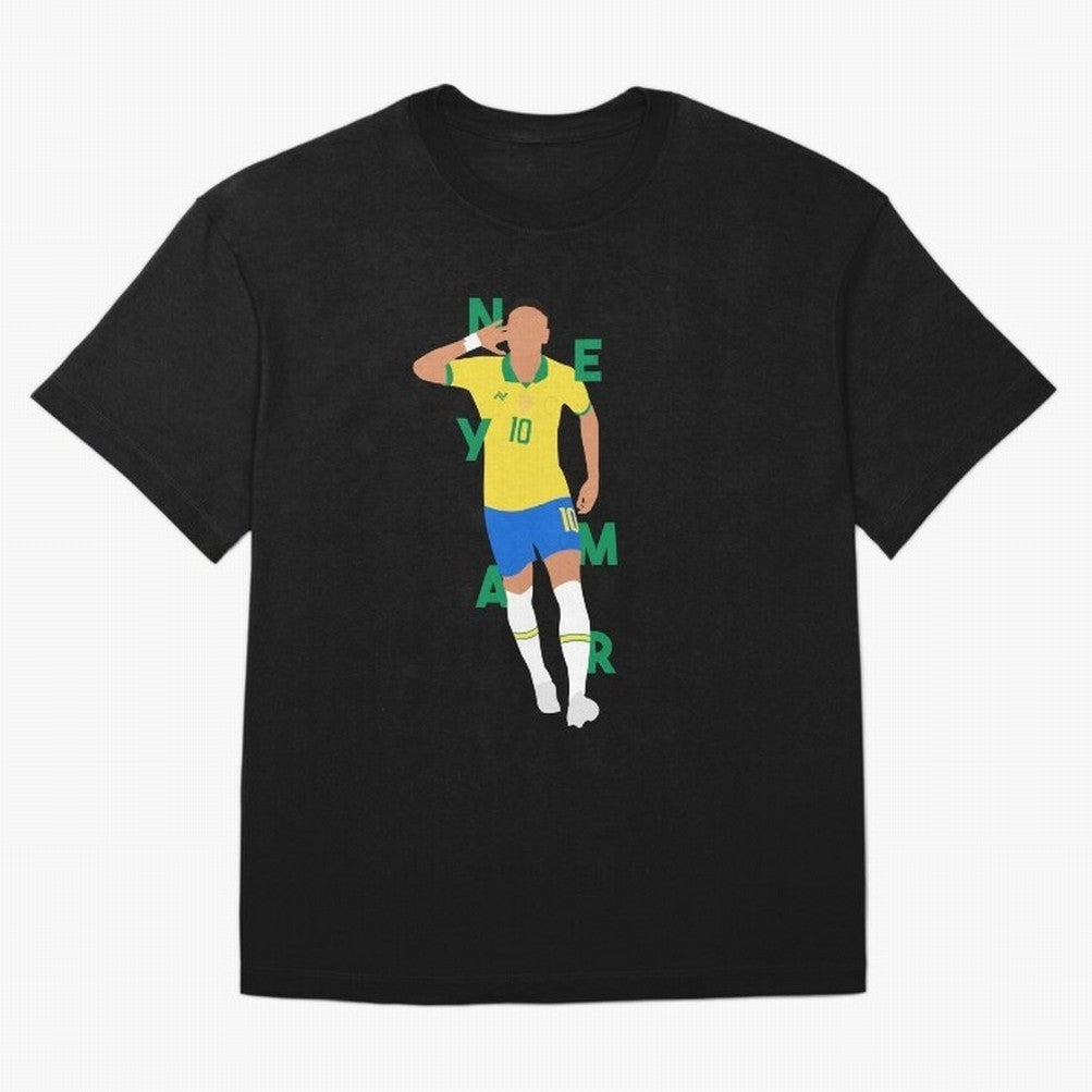 Neymar x Brazil Classic T-Shirt Keep the Legacy of the FIFA World Cup 2026 Journey through Messi, Neymar and Mbappe Highlights, Portugal, Spain and Germany Pride, Worldwide Fan Energy, Dramatic Goals, Stadium Lights and Championship Celebrations;