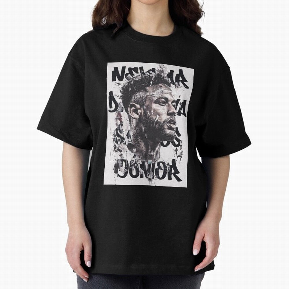 Potrait artistic collage of Neymar Classic T-Shirt Support the Legends of the FIFA World Cup 2026 Group Stage Journey through CR7 Highlights, England, France and Netherlands Pride, Championship Spirit, Famous Goals, Roaring Crowds and International