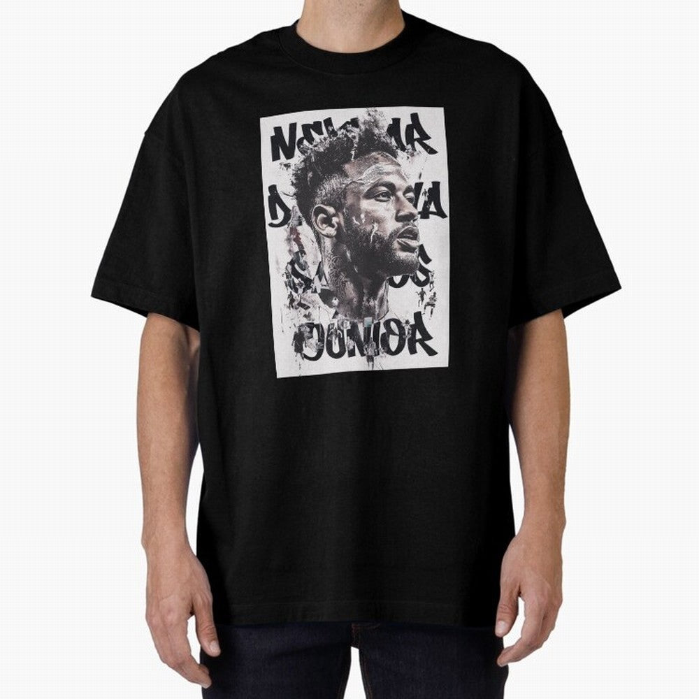 Potrait artistic collage of Neymar Classic T-Shirt Support the Legends of the FIFA World Cup 2026 Group Stage Journey through CR7 Highlights, England, France and Netherlands Pride, Championship Spirit, Famous Goals, Roaring Crowds and International