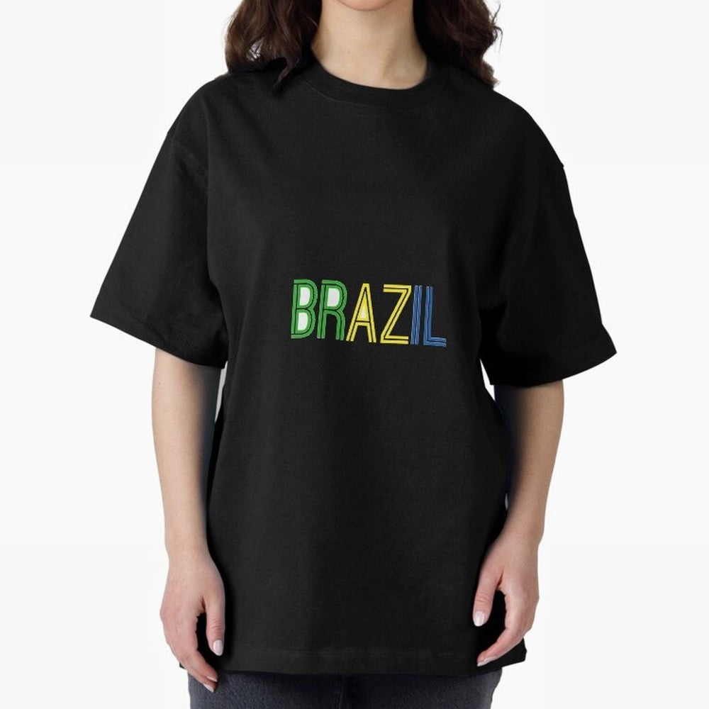 Simple Brazil Sticker Classic T-Shirt Bring Match Day Fire to Global Football Passion for FIFA World Cup 2026, Centered on Messi, CR7 and Mbappe, Argentina and Brazil, Global Supporter Spirit, Legendary Goals, National Colors and Tournament