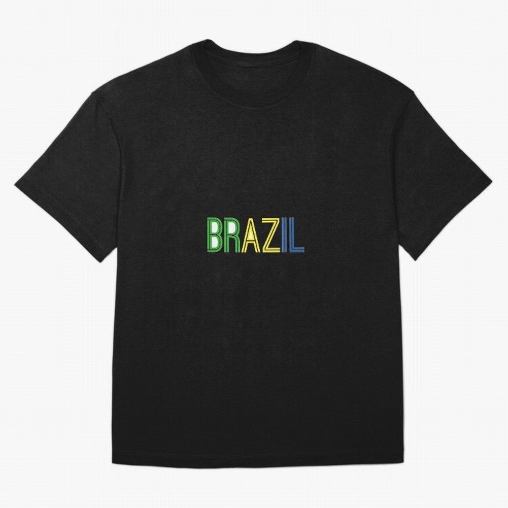 Simple Brazil Sticker Classic T-Shirt Bring Match Day Fire to Global Football Passion for FIFA World Cup 2026, Centered on Messi, CR7 and Mbappe, Argentina and Brazil, Global Supporter Spirit, Legendary Goals, National Colors and Tournament
