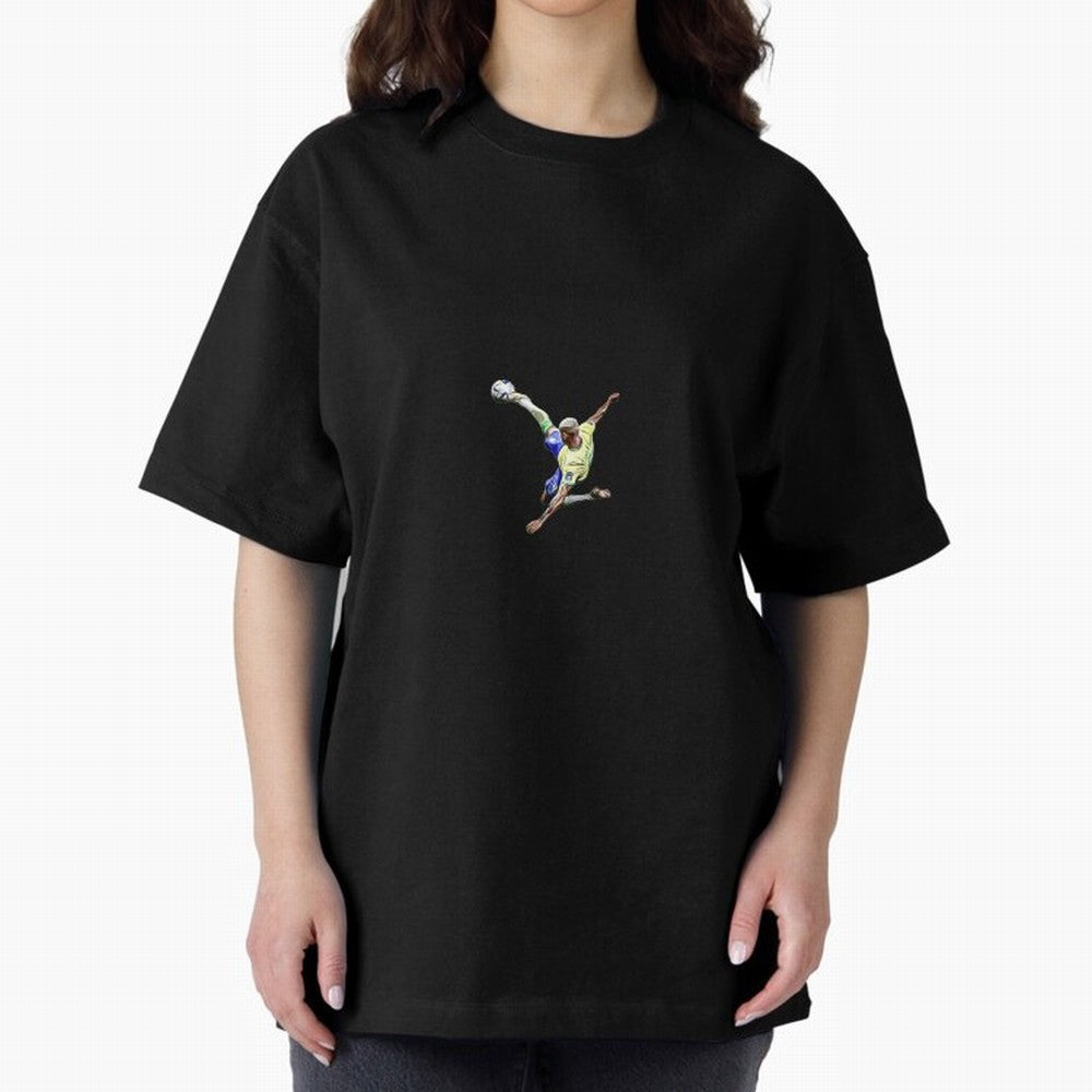 Richarlison best goal Oversized T-Shirt Support Your Favorite Stars during FIFA World Cup 2026 for Fans of Cristiano Ronaldo and Germany, Bringing Football History, Final Match Energy, Crowd Noise and Once in a Lifetime Moments; Created for Match