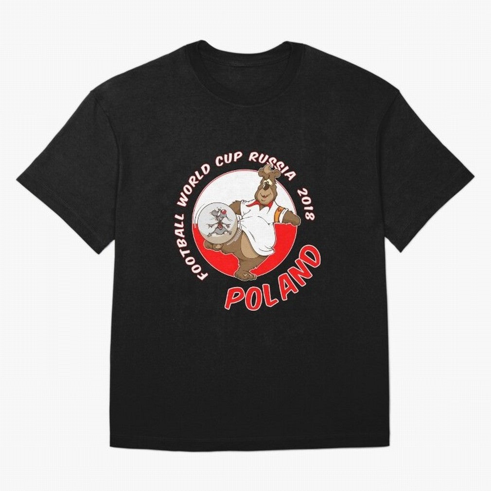 Poland football World Cup Russia 2018 T shirt and merchandise Classic T-Shirt Share the Excitement of Global Football Passion for FIFA World Cup 2026, Celebrating Mbappe, Brazil, Portugal and Argentina, Soccer Culture, Superstar Moments, National