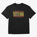 Barcelona city Oversized T-Shirt Share the Excitement of FIFA World Cup 2026 Spirit, Highlighting Portugal, Spain and Germany, Mbappe, Match Day Excitement, Supporter Culture, Golden Goals and Global Football Passion; Perfect for People Who Love