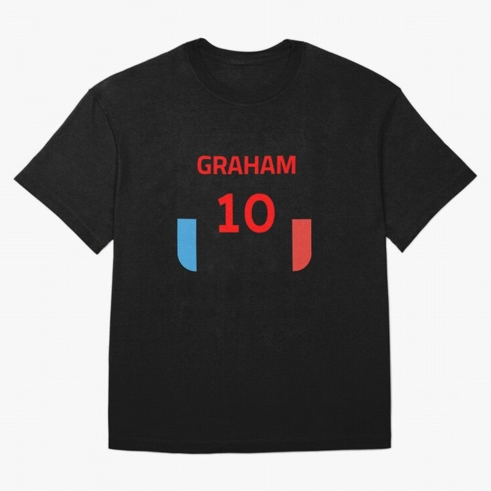 GRAHAM HANSEN 10 Classic T-Shirt Elevate Global Football Passion for FIFA World Cup 2026 USA Canada Mexico, with Mbappe, France and Portugal, Classic Soccer Heritage, Championship Pressure, Fan Loyalty and International Pride; Ideal for Football
