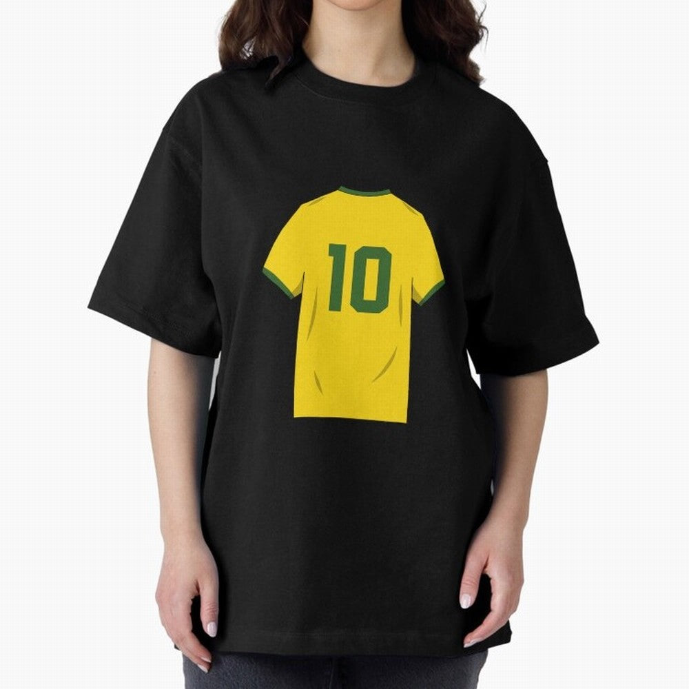 Pele Classic World Cup Jersey Oversized T-Shirt Make the Season About Global Football Passion for FIFA World Cup 2026, Featuring Messi, Brazil, Portugal and Argentina, Football Festival Excitement, Trophy Ambitions, Country Rivalries and Star