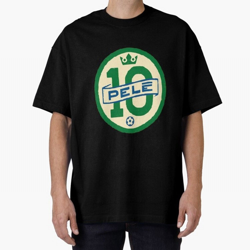 Signed Pele Shirt Oversized T-Shirt Make Game Day About the FIFA World Cup 2026 Journey through Neymar, Haaland and Cristiano Ronaldo Highlights, Portugal, Spain and Germany Pride, Goal Celebration Energy, Supporter Heritage, Football Icons and