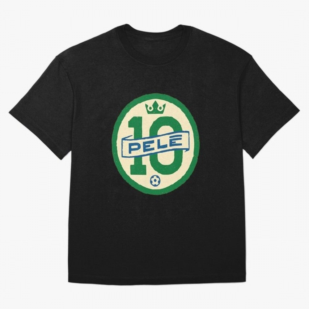 Signed Pele Shirt Oversized T-Shirt Make Game Day About the FIFA World Cup 2026 Journey through Neymar, Haaland and Cristiano Ronaldo Highlights, Portugal, Spain and Germany Pride, Goal Celebration Energy, Supporter Heritage, Football Icons and