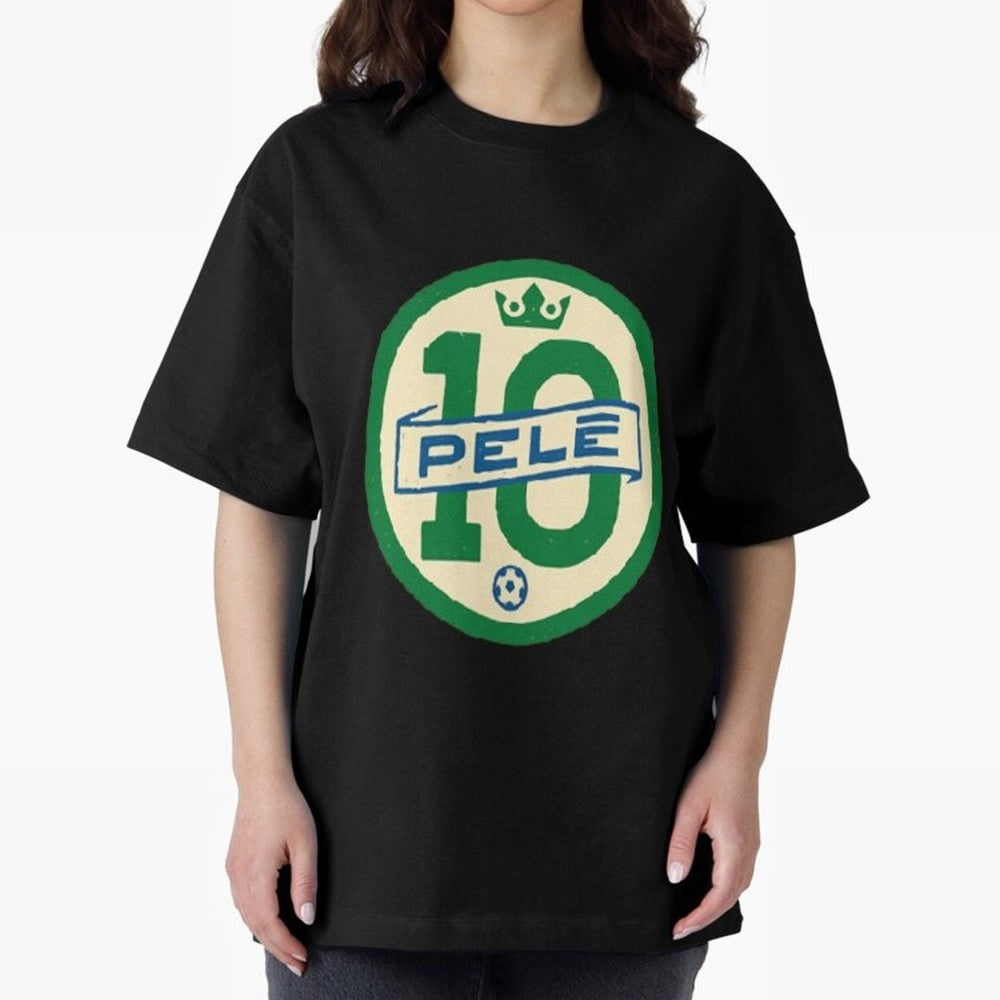 Signed Pele Shirt Oversized T-Shirt Make Game Day About the FIFA World Cup 2026 Journey through Neymar, Haaland and Cristiano Ronaldo Highlights, Portugal, Spain and Germany Pride, Goal Celebration Energy, Supporter Heritage, Football Icons and