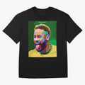 Neymar Brazil Football Player Classic T-Shirt Share Global Football Passion for FIFA World Cup 2026 USA Canada Mexico, Driven by Haaland, Netherlands, Championship Spirit, Famous Goals, Roaring Crowds and International Football Unity; Perfect for