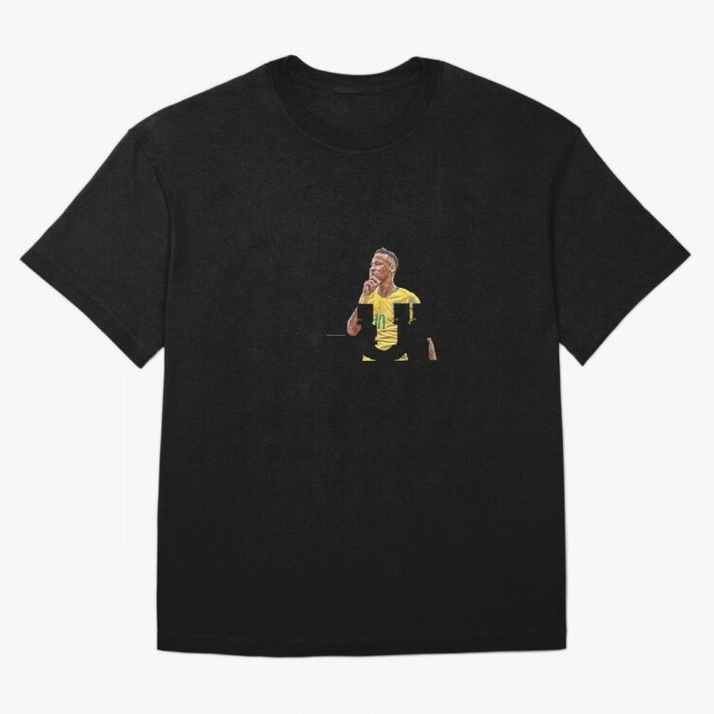 NEYMAR NEVER GIVE UP Classic T-Shirt Show Match Day Excitement for FIFA World Cup 2026 Group Stage Spirit, Inspired by Brazil, Portugal and Argentina, Cristiano Ronaldo, Haaland and CR7, Championship Spirit, Famous Goals, Roaring Crowds and