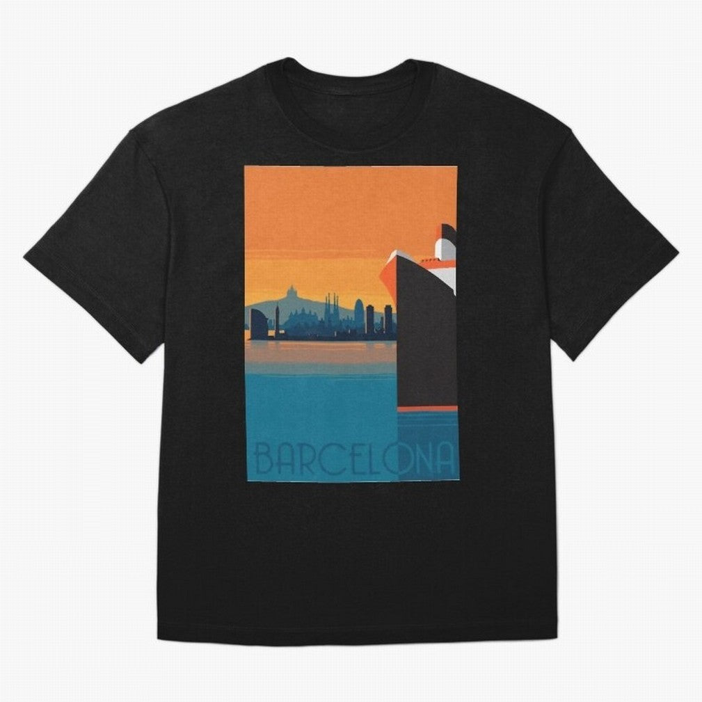 Barcelona Spain Travel Classic T-Shirt Show Up for the Glory of FIFA World Cup 2026 for Fans of Messi and Cristiano Ronaldo and Brazil, Portugal and Argentina, Bringing Football Passion, Legendary Performances, Festival Vibes and Supporter