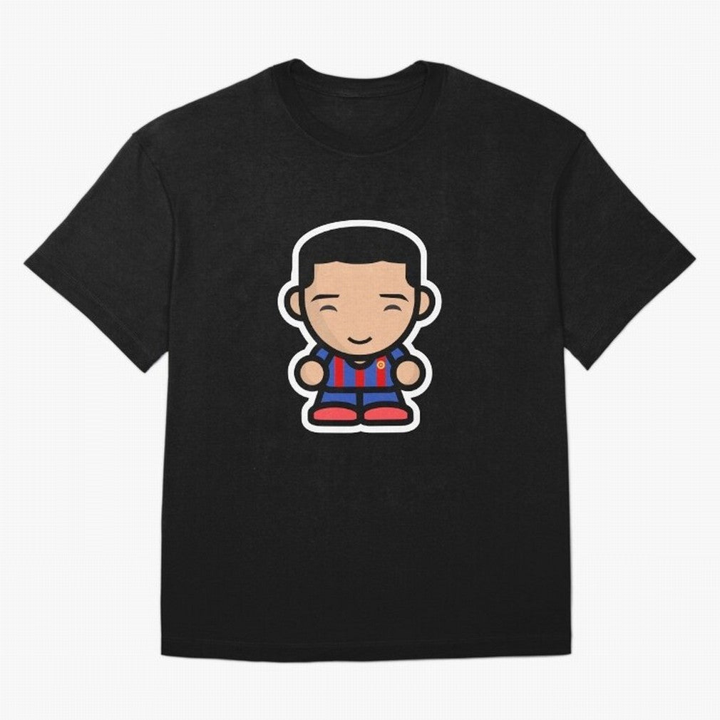 Happy Luis Suarez (Barcelona) Essential T-Shirt Remember Iconic Moments from Global Football Passion for FIFA World Cup 2026 Group Stage, Centered on CR7 and Messi, France and Portugal, Sports Nostalgia, International Competition, Famous Players