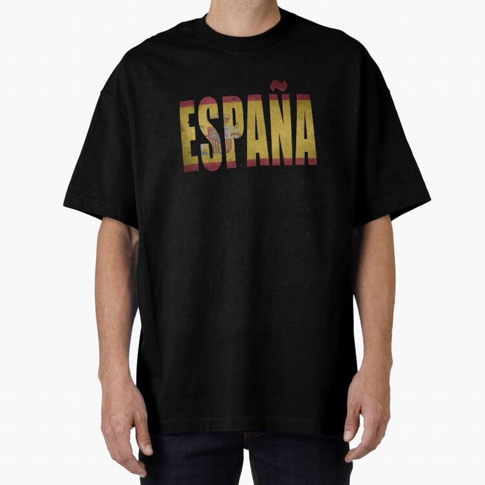Espa?a Oversized T-Shirt Bring Retro Soccer Energy to FIFA World Cup 2026 Group Stage Built around Haaland and Mbappe, Portugal, Spain and Germany Energy, Worldwide Fan Energy, Dramatic Goals, Stadium Lights and Championship Celebrations; Made for