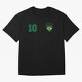 Classic Brasil Soccer No. 10 Brazil World Jersey Cup T Shirt Classic T-Shirt Create Match Day Hype around FIFA World Cup 2026, Messi, CR7 and Mbappe, Argentina and Brazil, Stadium Chants, National Pride, Trophy Dreams and Unforgettable Football