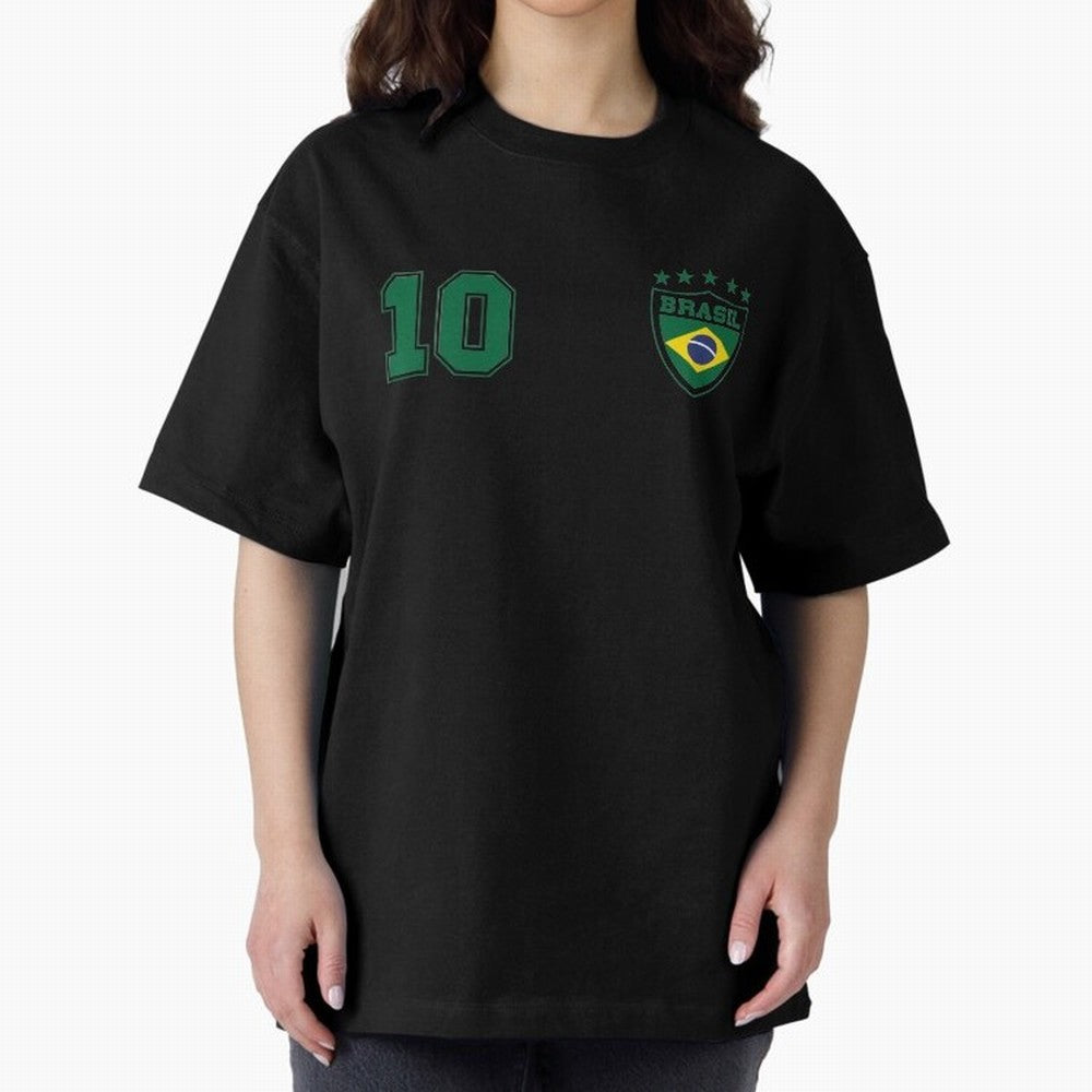 Classic Brasil Soccer No. 10 Brazil World Jersey Cup T Shirt Classic T-Shirt Create Match Day Hype around FIFA World Cup 2026, Messi, CR7 and Mbappe, Argentina and Brazil, Stadium Chants, National Pride, Trophy Dreams and Unforgettable Football