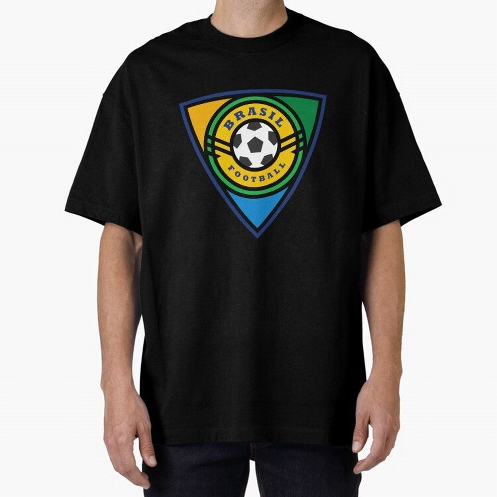 Brazil football emblem Essential T-Shirt Celebrate Fan Culture around Global Football Passion for FIFA World Cup 2026 USA Canada Mexico, Built around Neymar, Argentina and Brazil, Football Passion, Legendary Performances, Festival Vibes and