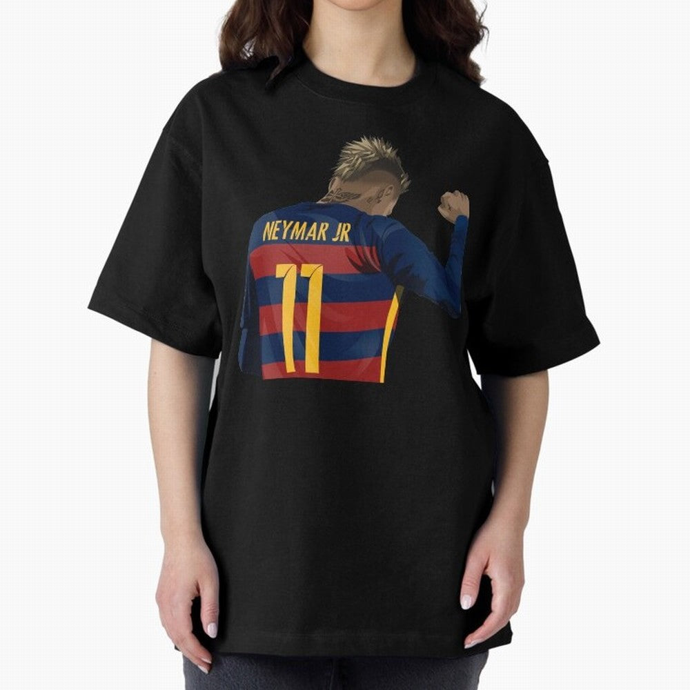 Neymar Oversized T-Shirt Show Your Stadium Side during FIFA World Cup 2026 Group Stage for Fans of Mbappe and Neymar and Argentina, Bringing Global Supporter Spirit, Legendary Goals, National Colors and Tournament Celebration; Perfect for Fans,