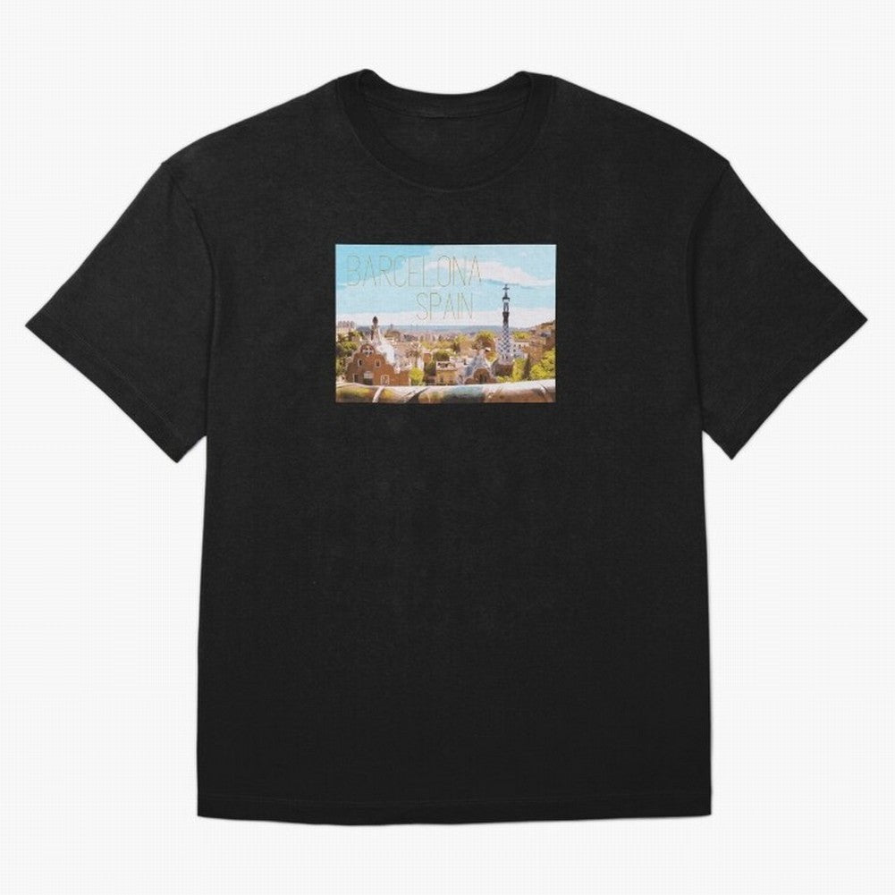 Barcelona Print Oversized T-Shirt Bring Home the FIFA World Cup 2026 Journey through Haaland Highlights, France and Portugal Pride, Global Supporter Spirit, Legendary Goals, National Colors and Tournament Celebration; Great for Watch Parties,
