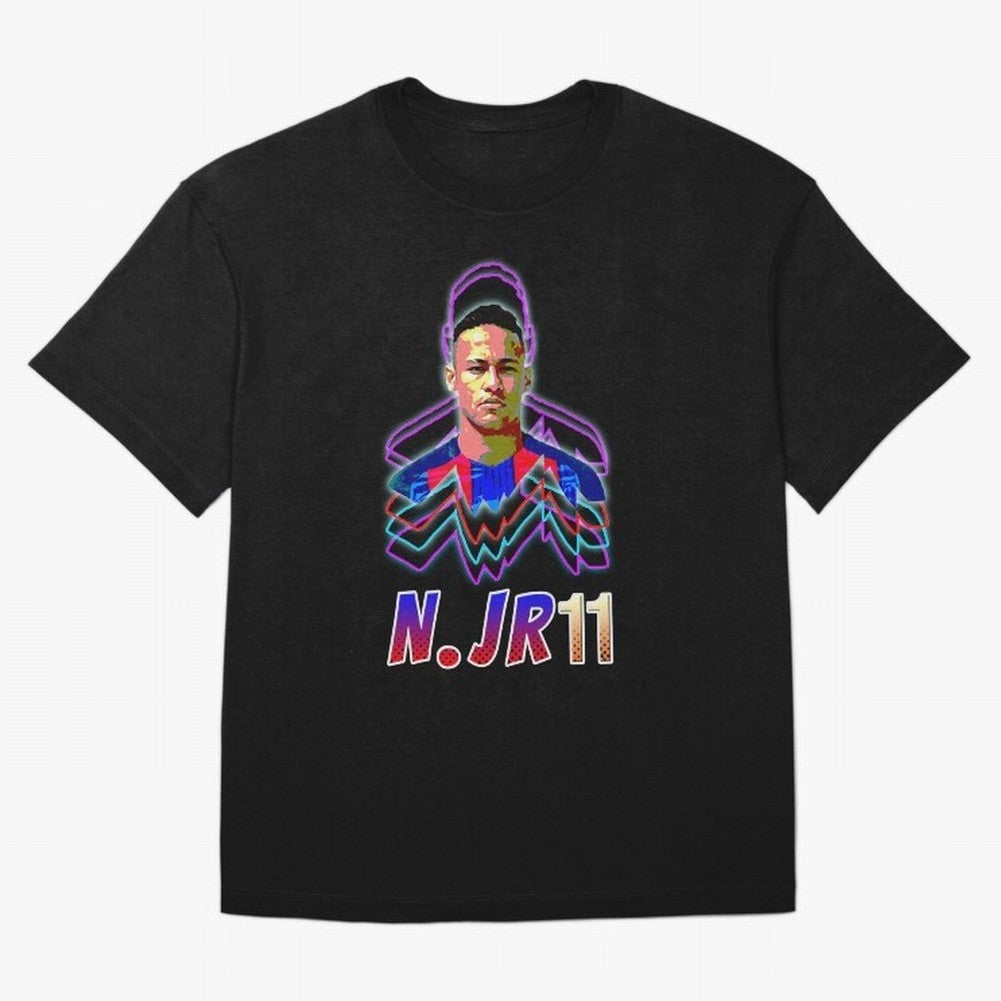 Neymar - Neon T-Shirt Essential T-Shirt Make Every Kick Count in Global Football Passion for FIFA World Cup 2026 USA Canada Mexico, Capturing Cristiano Ronaldo, Haaland and CR7, Spain, Stadium Memories, Football Loyalty, International Chants and