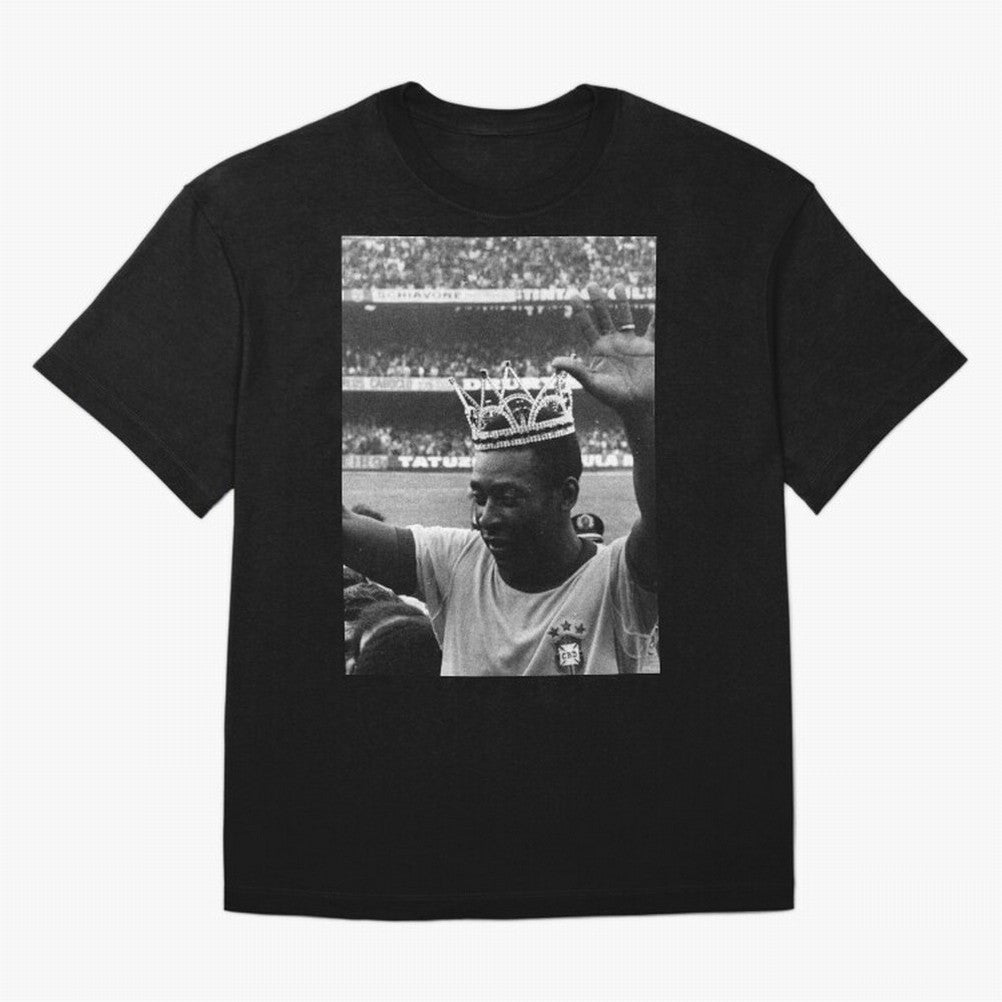Pel¨¦ wears the crown Classic T-Shirt Support Your Favorite Stars during Match Day Hype around FIFA World Cup 2026 Group Stage, Messi and Cristiano Ronaldo, Argentina, France and Brazil, Sports Nostalgia, International Competition, Famous Players