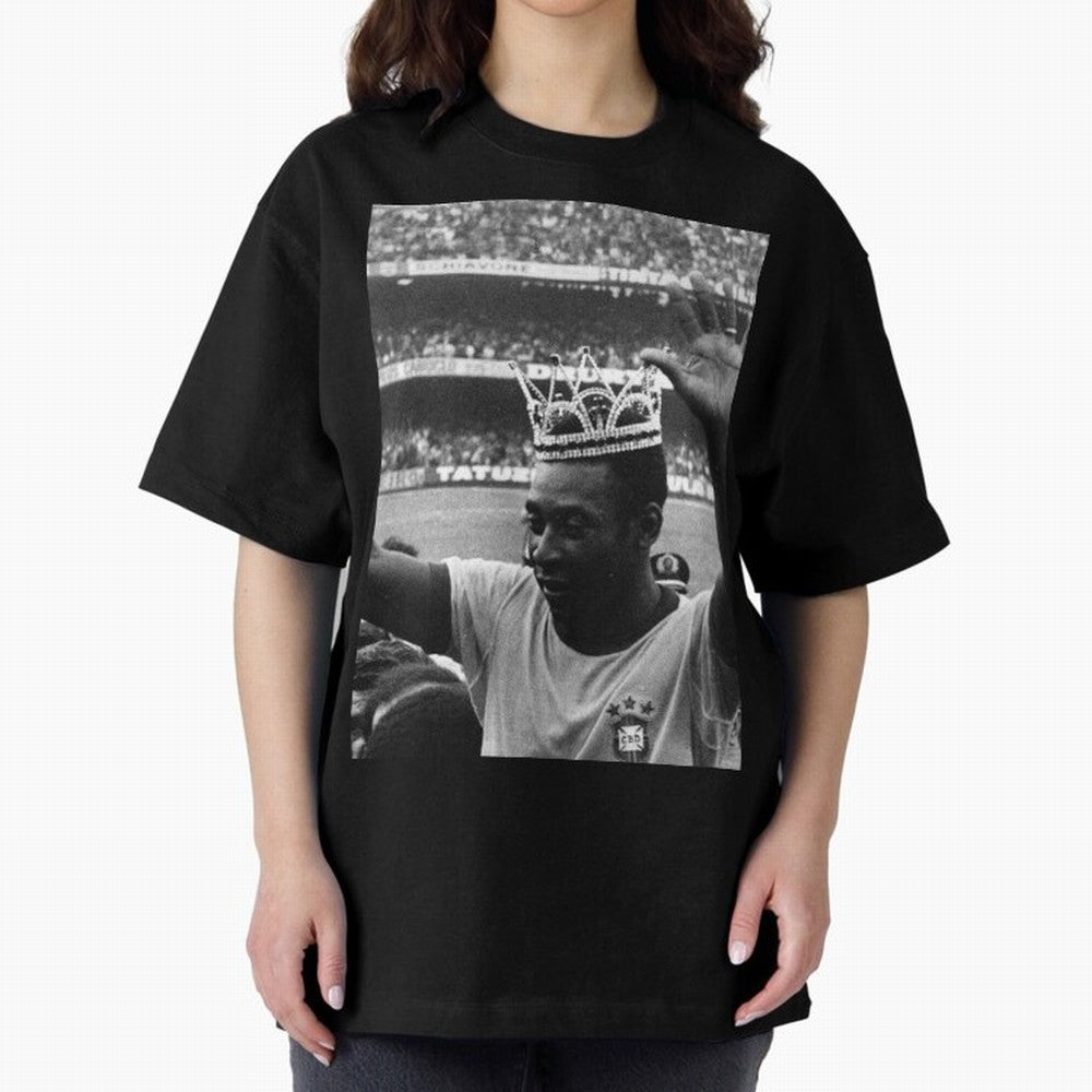 Pel¨¦ wears the crown Classic T-Shirt Support Your Favorite Stars during Match Day Hype around FIFA World Cup 2026 Group Stage, Messi and Cristiano Ronaldo, Argentina, France and Brazil, Sports Nostalgia, International Competition, Famous Players