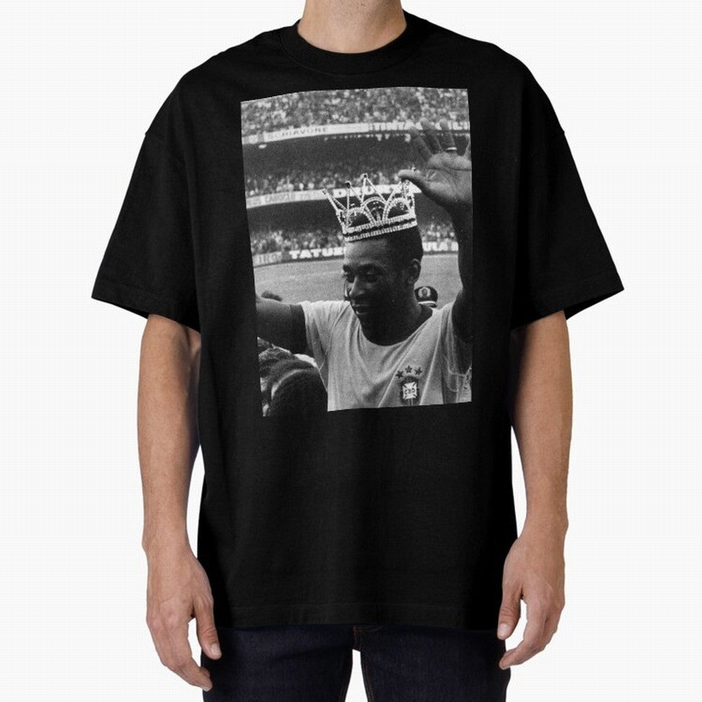 Pel¨¦ wears the crown Classic T-Shirt Support Your Favorite Stars during Match Day Hype around FIFA World Cup 2026 Group Stage, Messi and Cristiano Ronaldo, Argentina, France and Brazil, Sports Nostalgia, International Competition, Famous Players