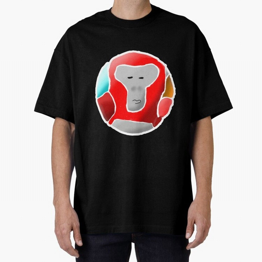 Gorilla Tag red soccer ball Gorilla Oversized T-Shirt Follow the Road to FIFA World Cup 2026 Spirit, Inspired by Argentina, France and Brazil, Neymar, Haaland and Cristiano Ronaldo, Football Passion, Legendary Performances, Festival Vibes and