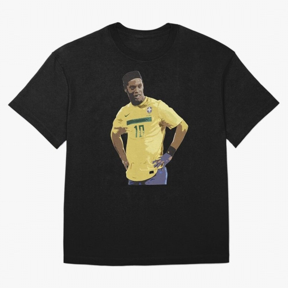 Ronaldinho Brazil Joga Bonito Classic T-Shirt Treasure Global Football Passion for FIFA World Cup 2026 Group Stage, Featuring Mbappe and Neymar, Portugal, Supporter Pride, Iconic Celebrations, Legendary Names and Global Match Day Energy; Great for