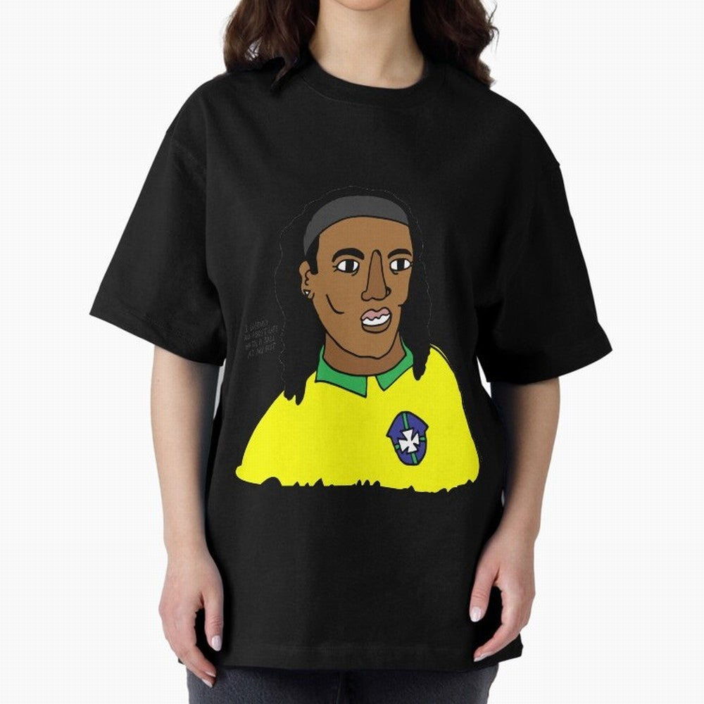 Ronaldinho Brazil Football Ball Life Classic T-Shirt Honor Football Greatness during the FIFA World Cup 2026 Journey through CR7 and Messi Highlights, Portugal Pride, Championship Spirit, Famous Goals, Roaring Crowds and International Football