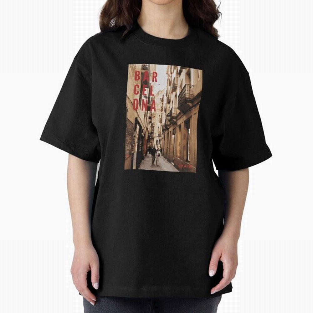 Barcelona Print Classic T-Shirt Bring a Vintage Feel to FIFA World Cup 2026 for Fans of Messi and Cristiano Ronaldo and Spain, Bringing Fan Favorite Moments, National Team Passion, Big Match Drama and Soccer History; Ideal for Football Dads,